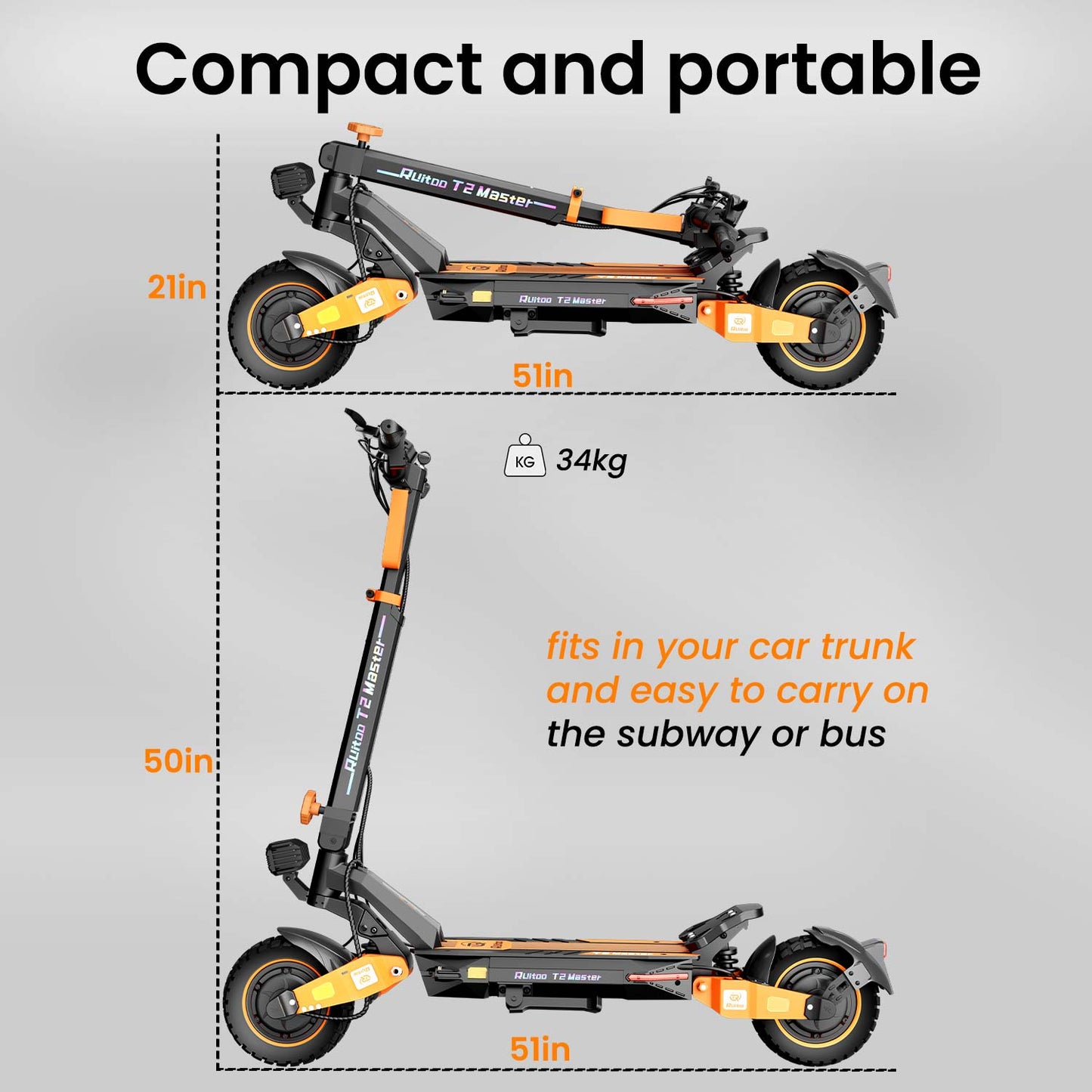 Ruitoo T2 Master All-Terrain Electric Scooter